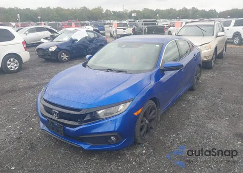 2019 Honda Civic Sport из США, поврежденный, VIN 2HGFC2F84KH575471
